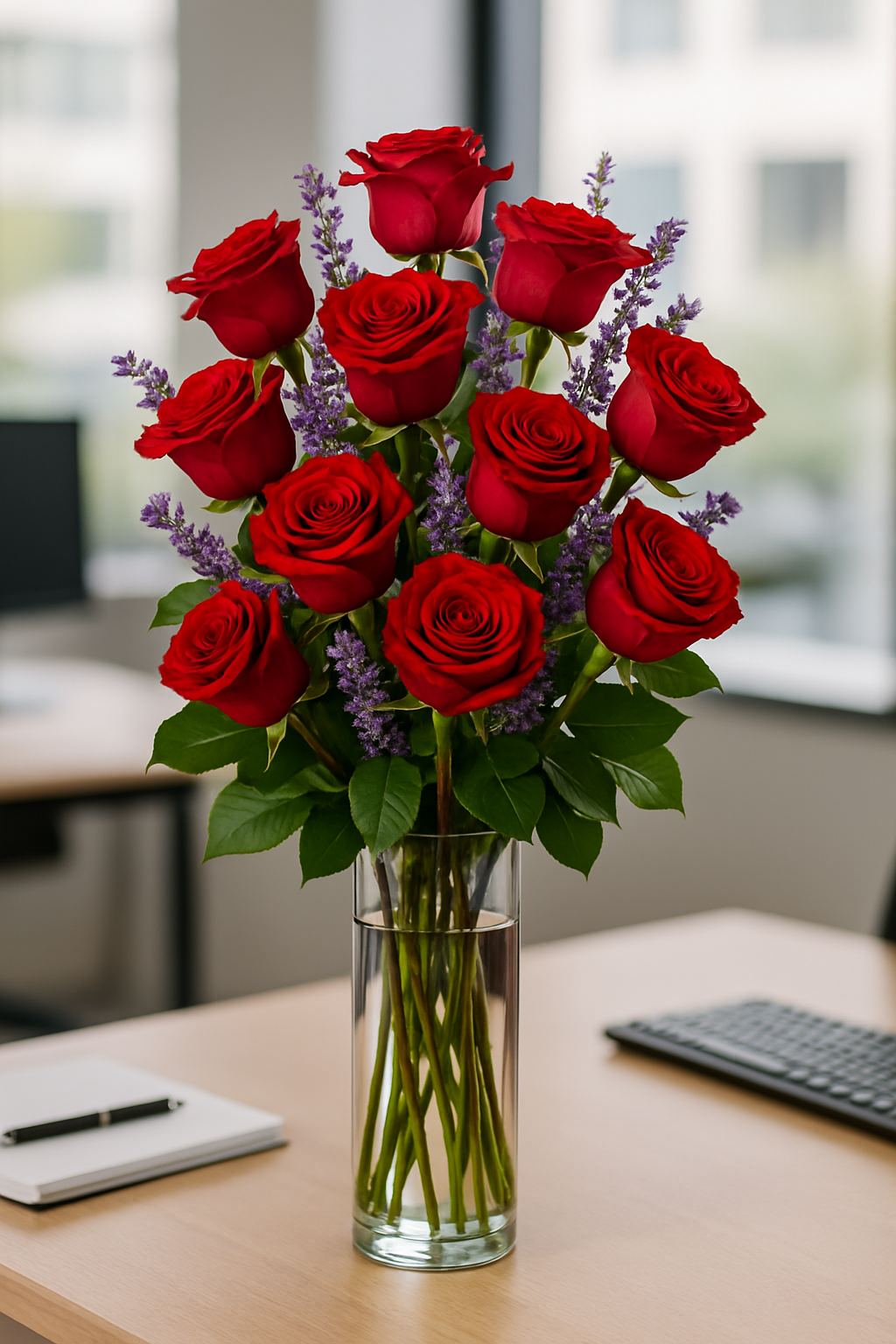 Romantic Red Roses - Birthday or Love